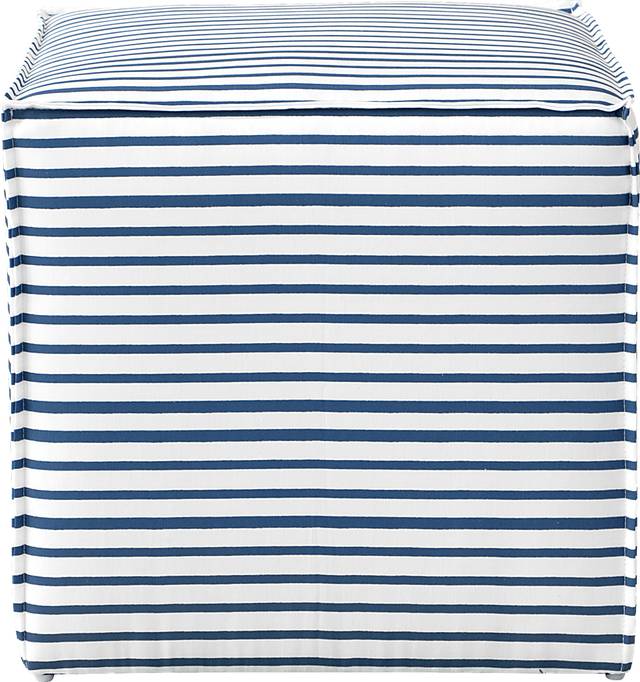 Delphina Navy Ottoman - Thumbnail - Image 2