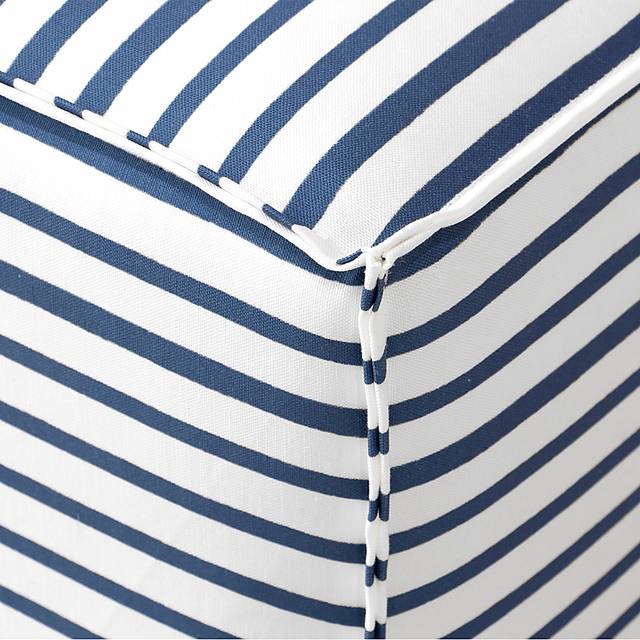 Delphina Navy Ottoman - Thumbnail - Image 4
