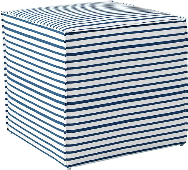 Delphina Navy Ottoman - Thumbnail - Image 1
