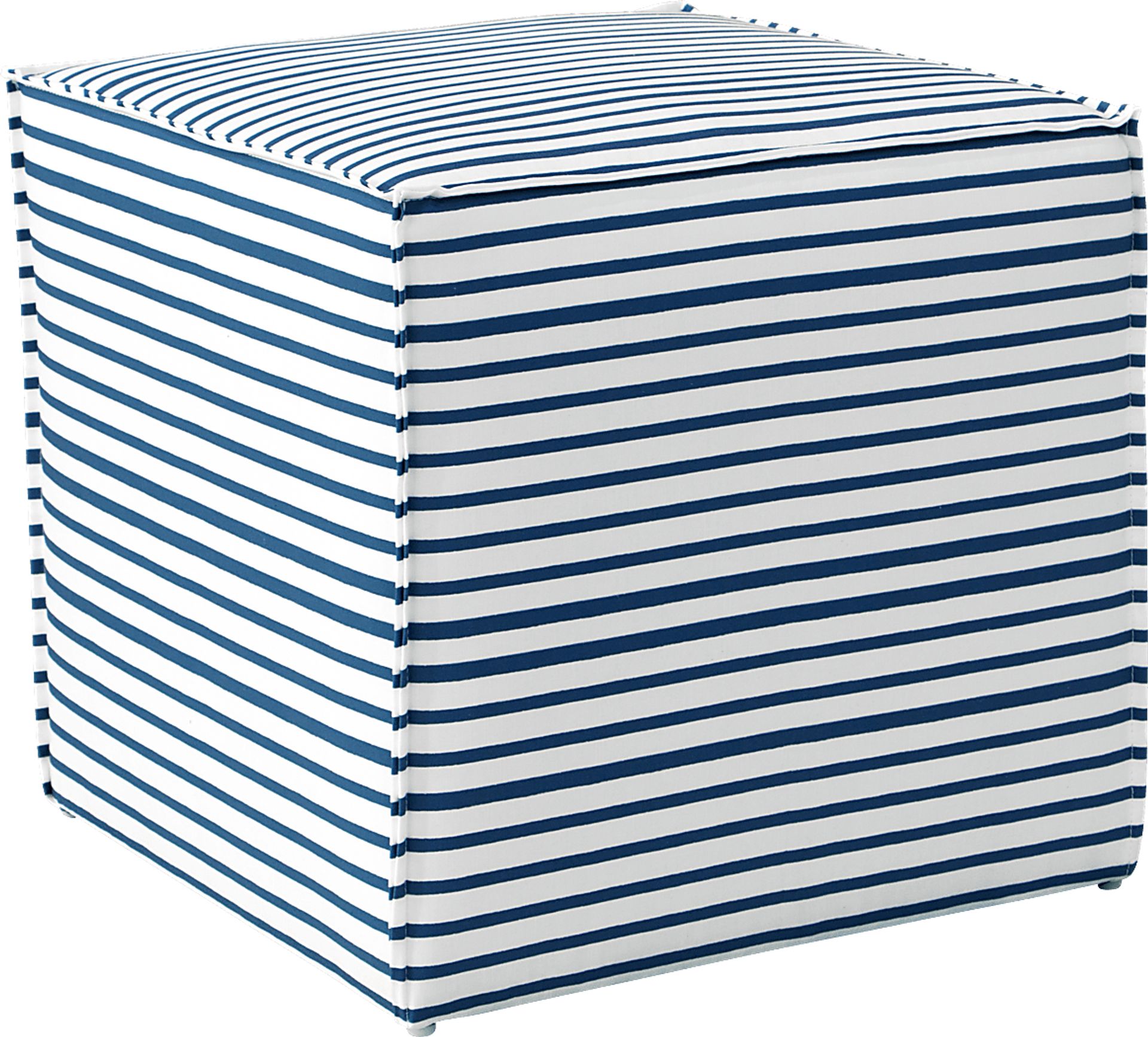Delphina Navy Ottoman - Image 1
