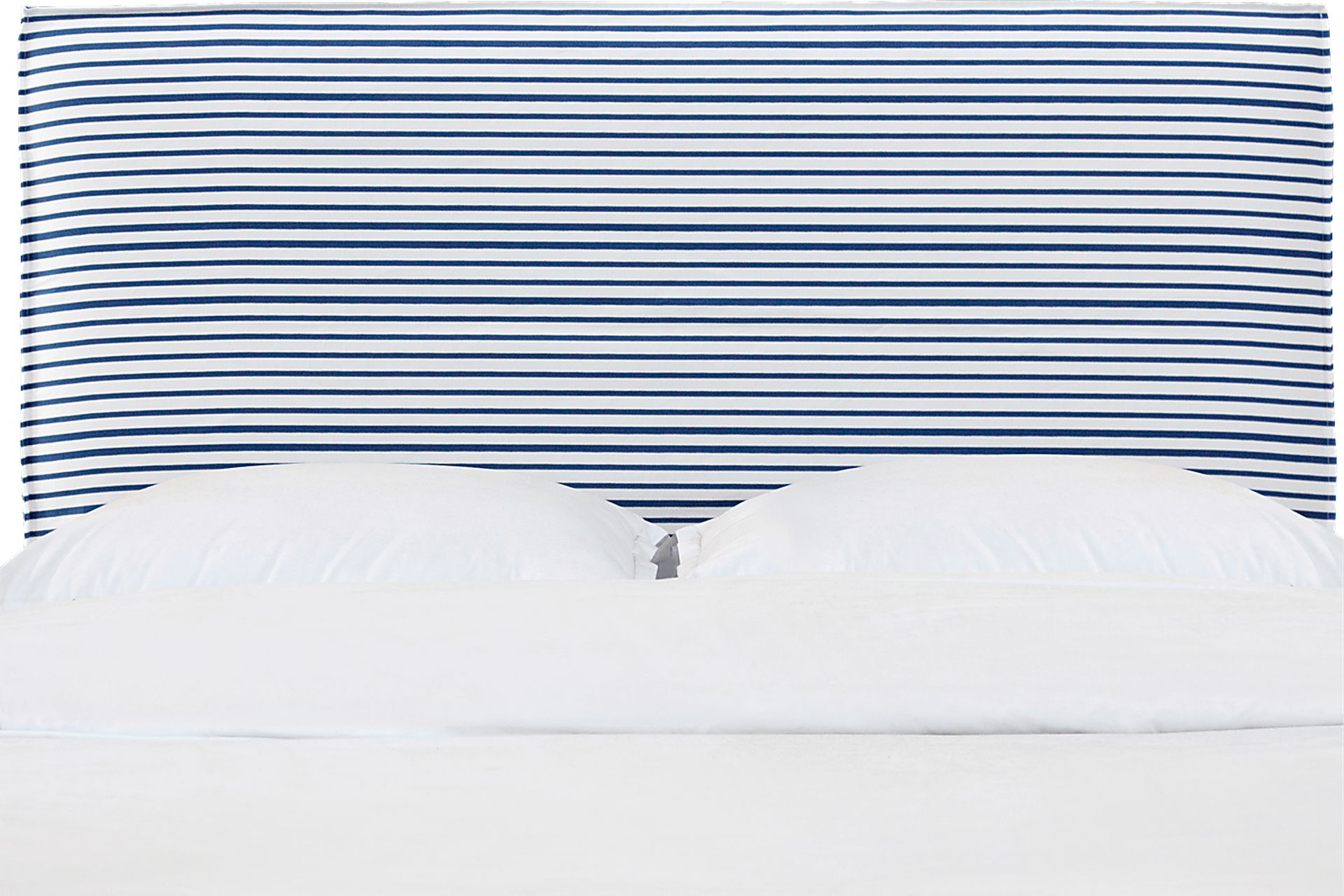 Delphina Navy Queen Upholstered Headboard - Image 2
