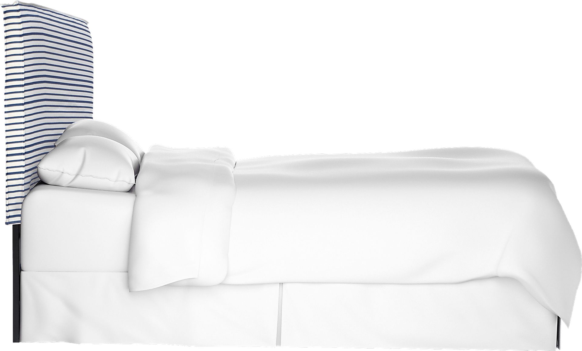 Delphina Navy Twin Upholstered Headboard - Image 3
