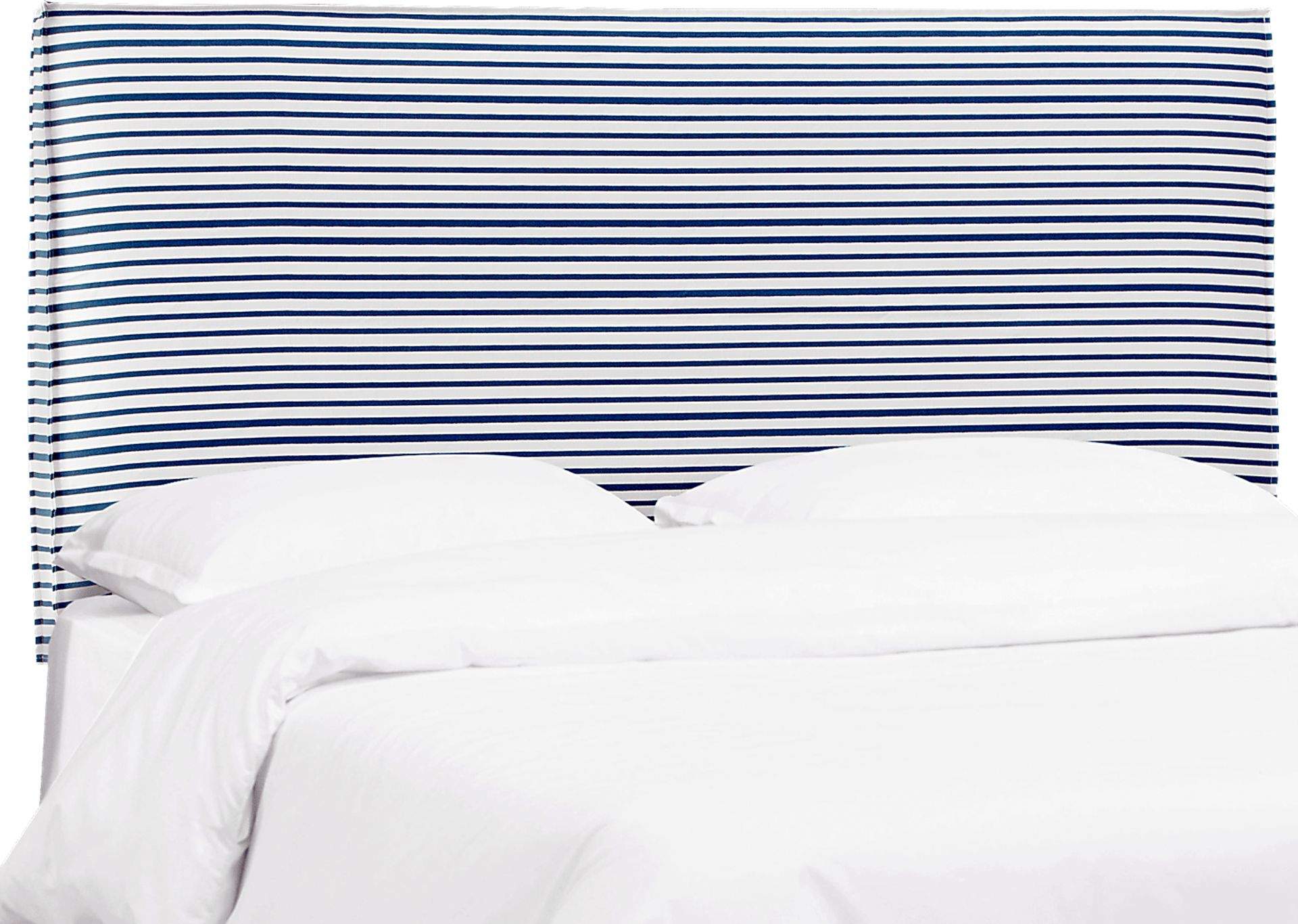 Delphina Navy Twin Upholstered Headboard - Image 1