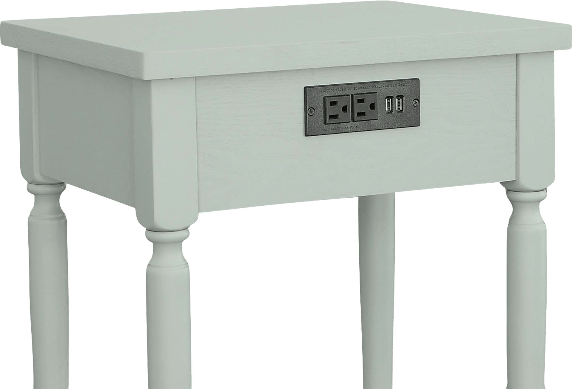 Delphinium Gray End Table - Image 3