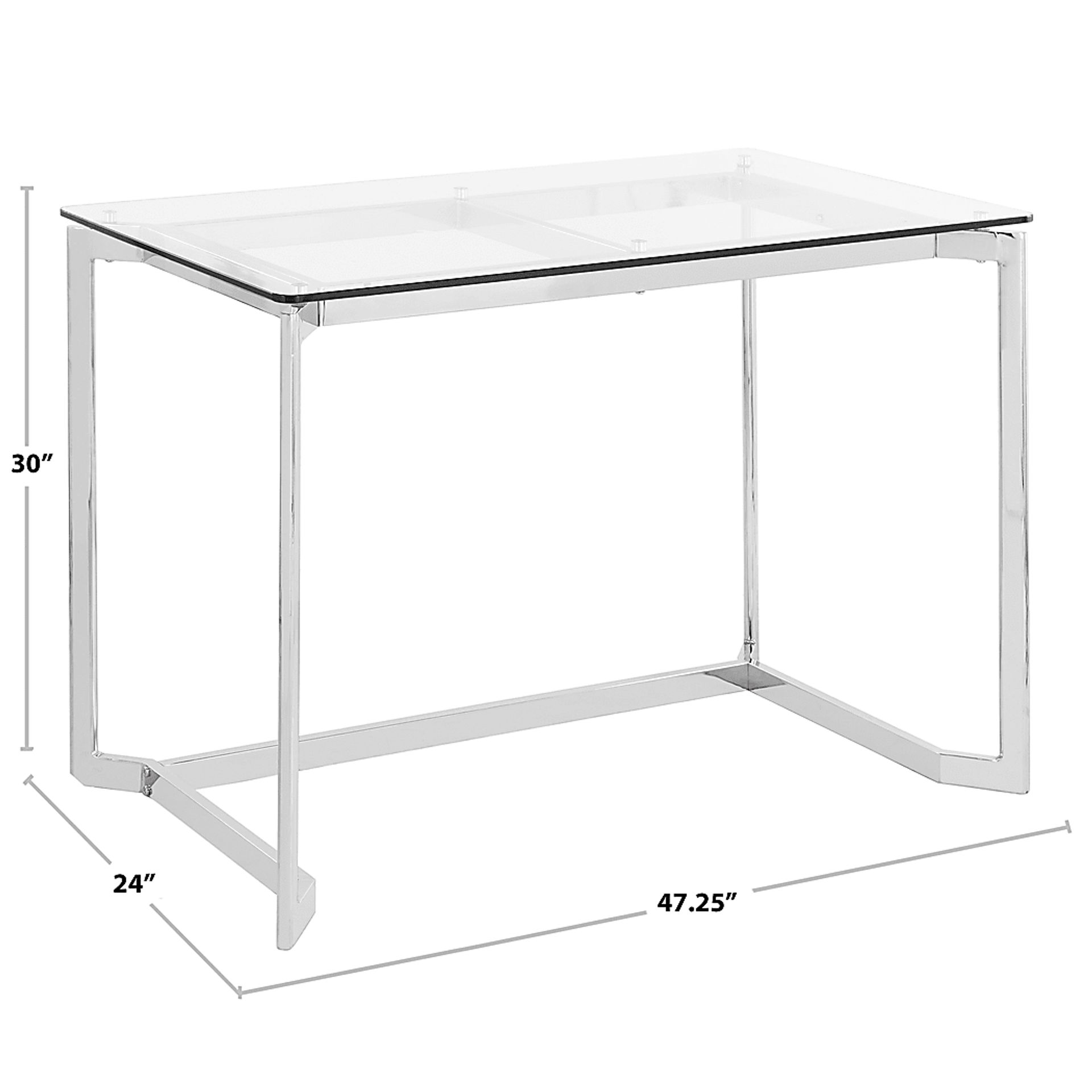Delridge Chrome Desk - Image 8