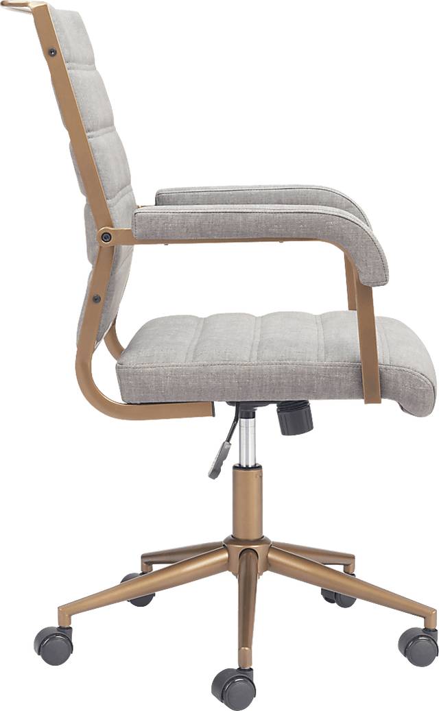 Delthe Gray Office Chair - Thumbnail - Image 4