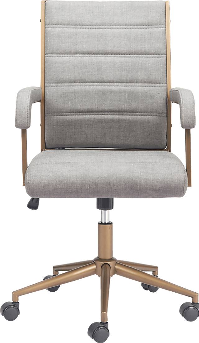Delthe Gray Office Chair - Thumbnail - Image 5