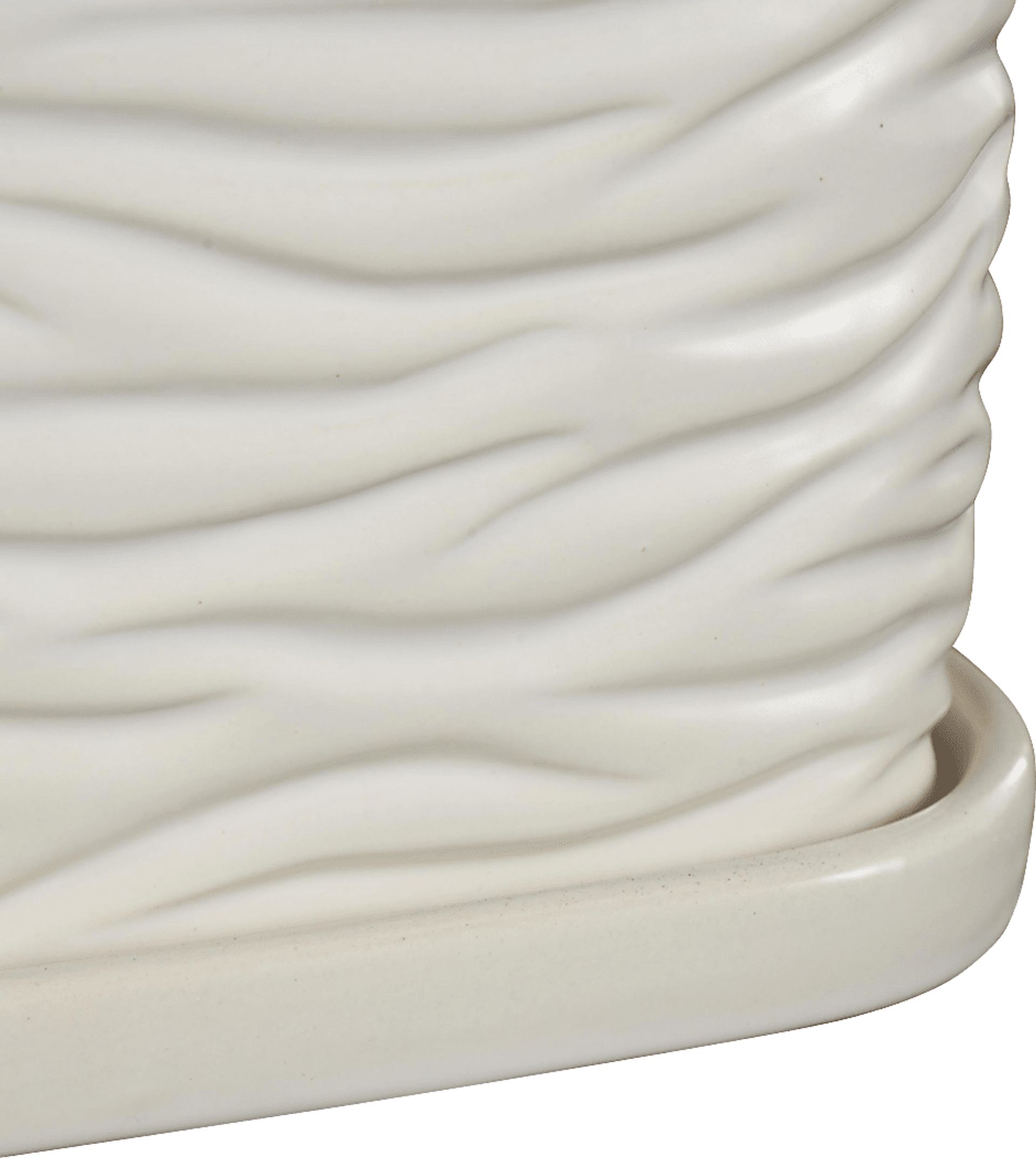 Deluge White Planter, Set of 3 - Image 3