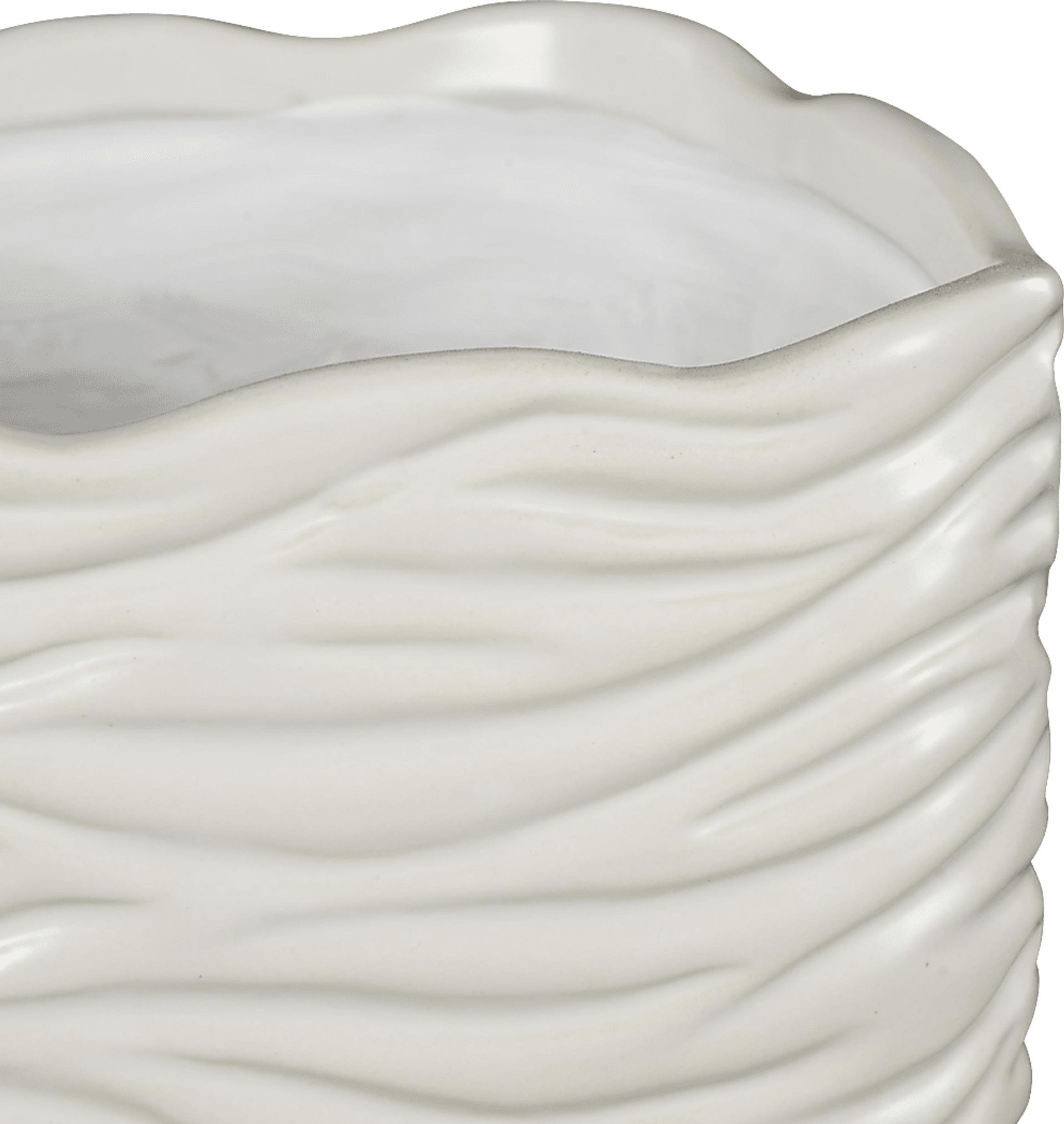 Deluge White Planter, Set of 3 - Image 4