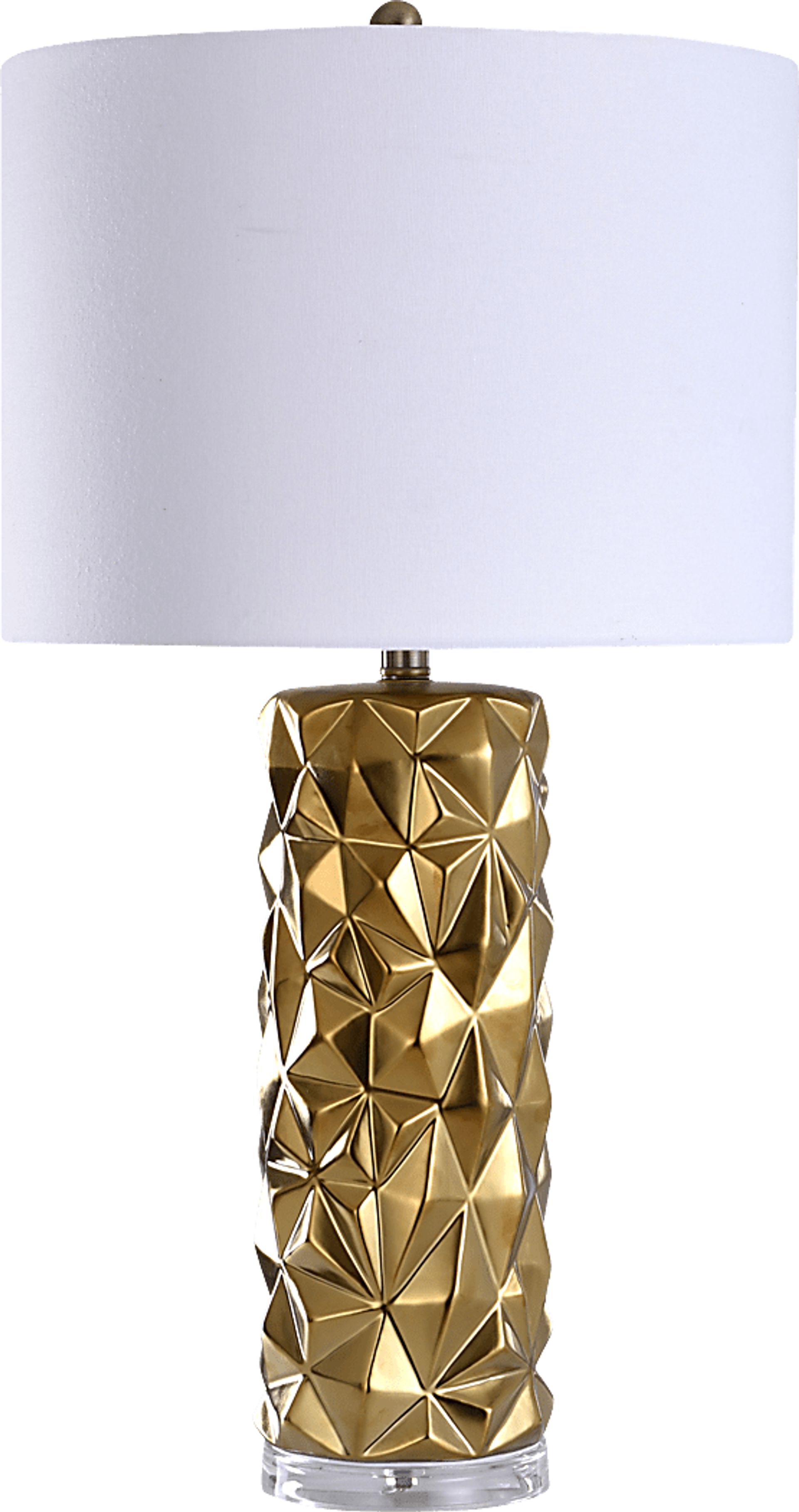 Deluz Shade Gold Lamp - Image 1