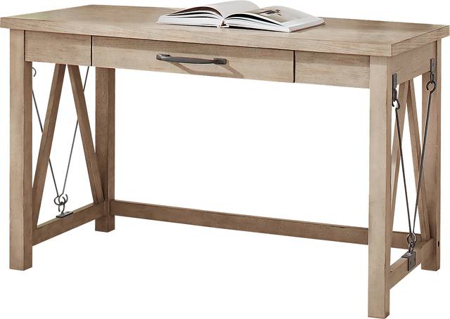 Delverne Tan Desk - Thumbnail - Image 1