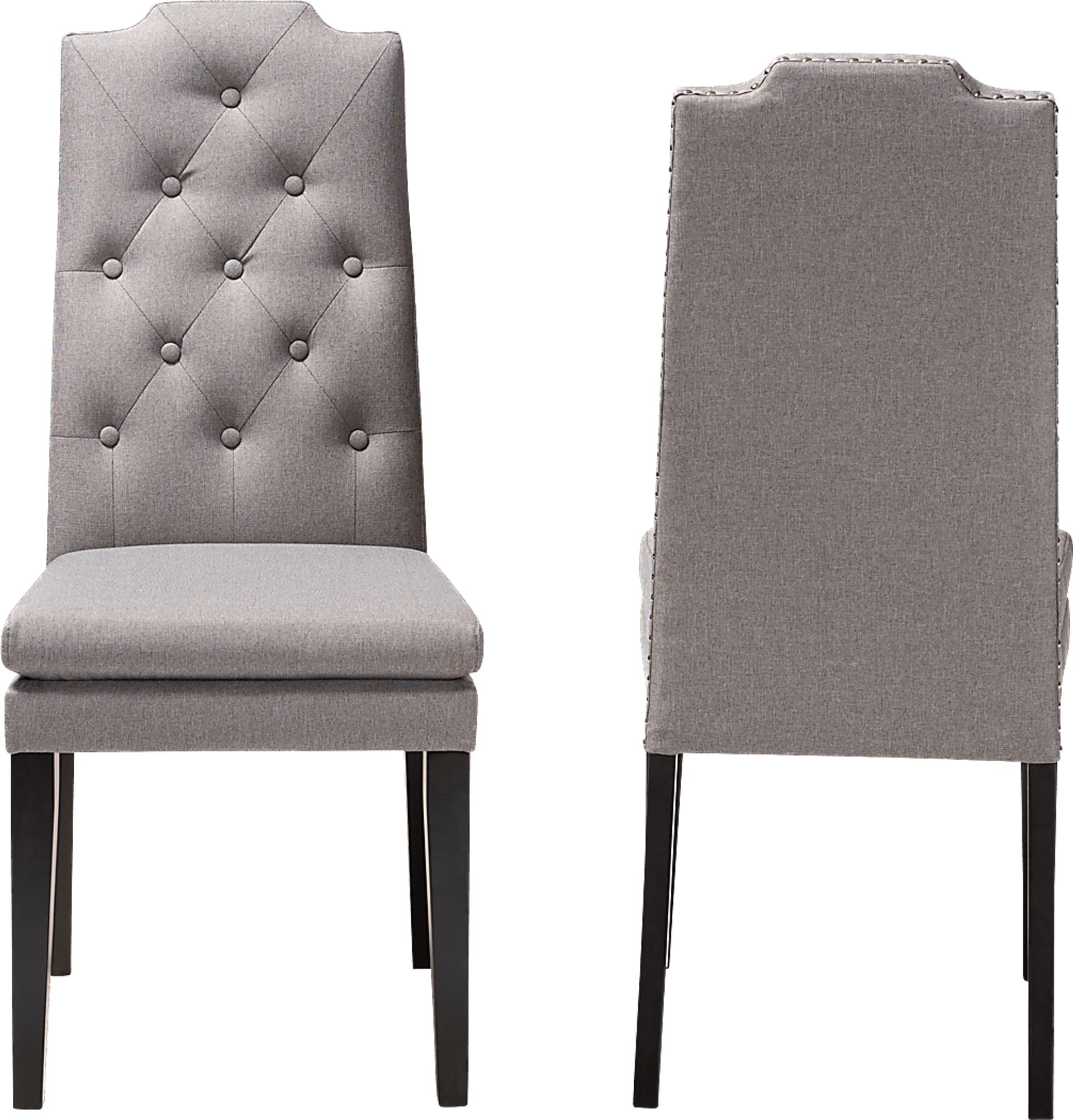 Delwood Gray Side Chair, Set of 2 - Image 4
