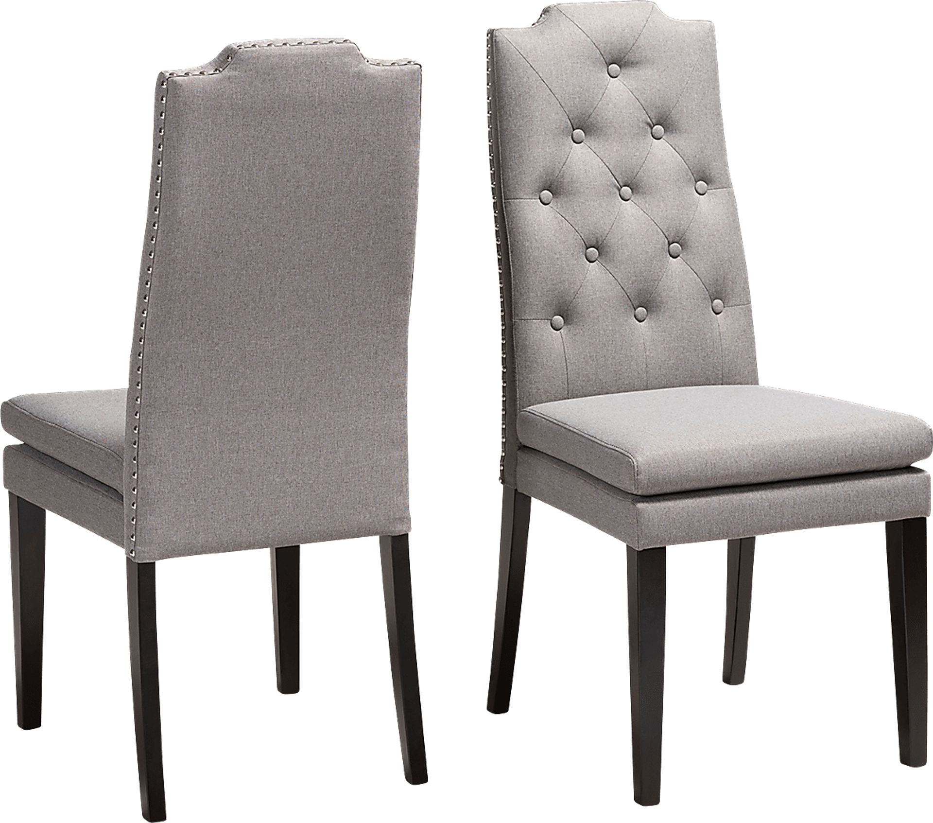 Delwood Gray Side Chair, Set of 2 - Image 1