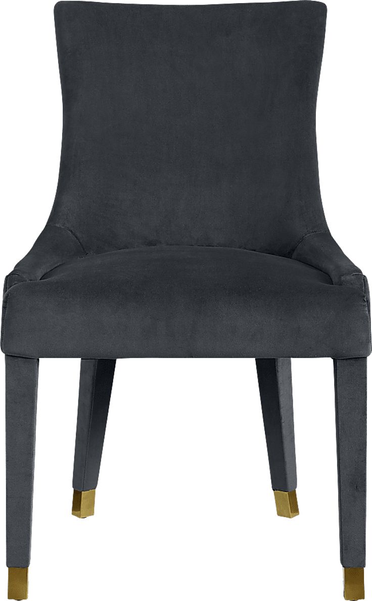 Delyan Gray Side Chair, Set of 2