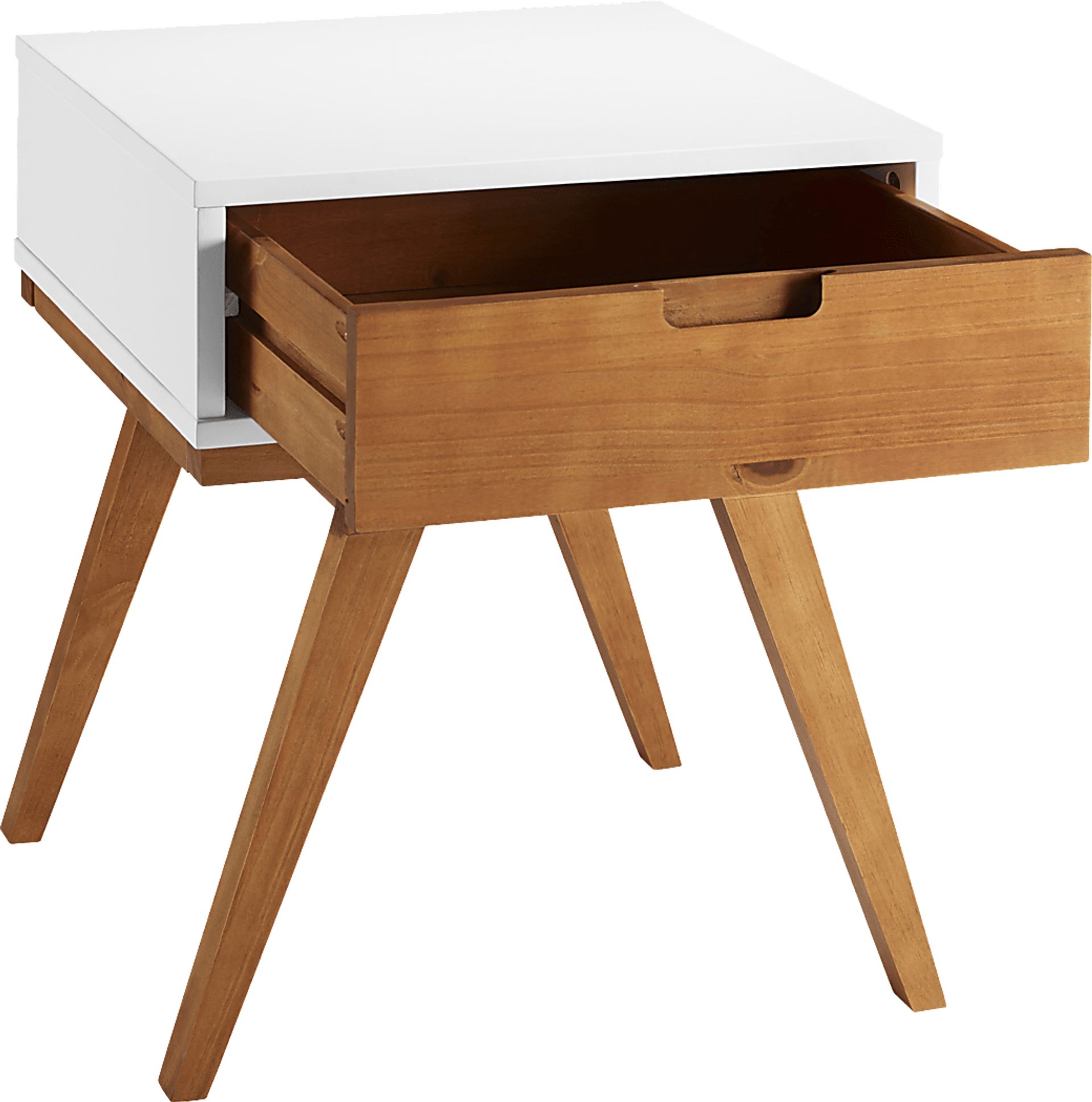 Demarcay White Accent Table - Image 2