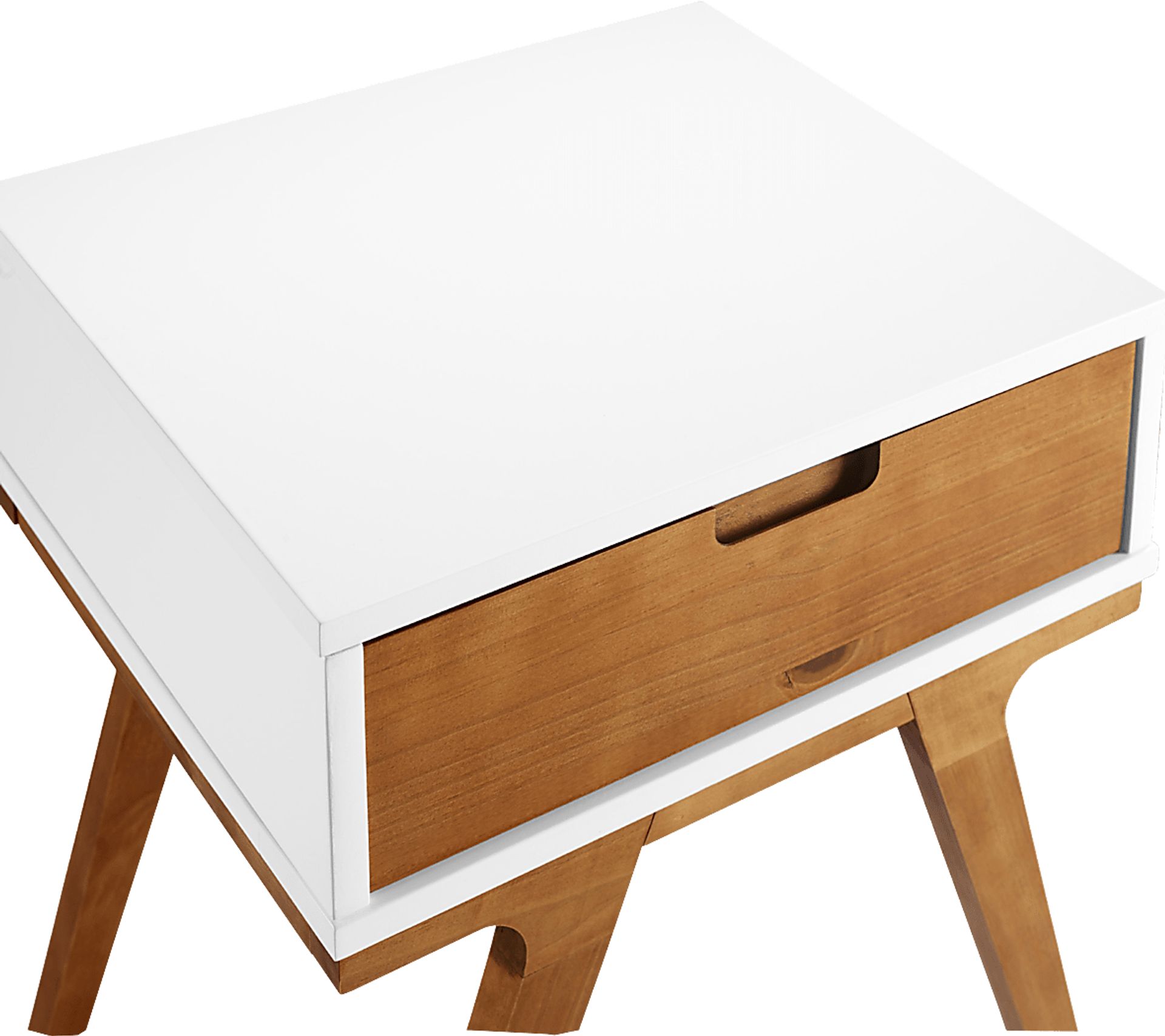 Demarcay White Accent Table - Image 3