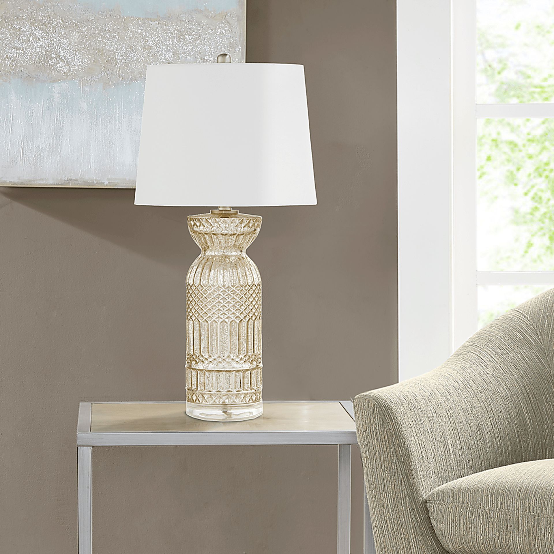 Demedici Lake Silver Lamp - Image 2