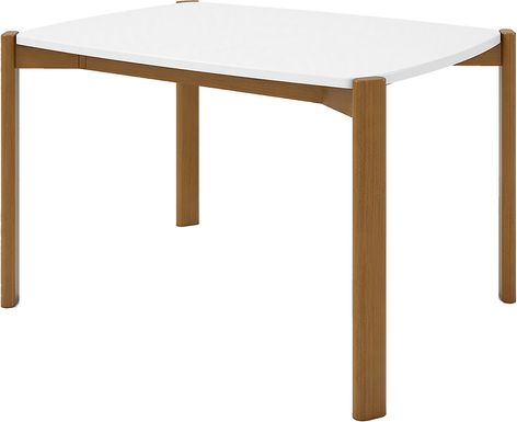 Demerest IV White Dining Table