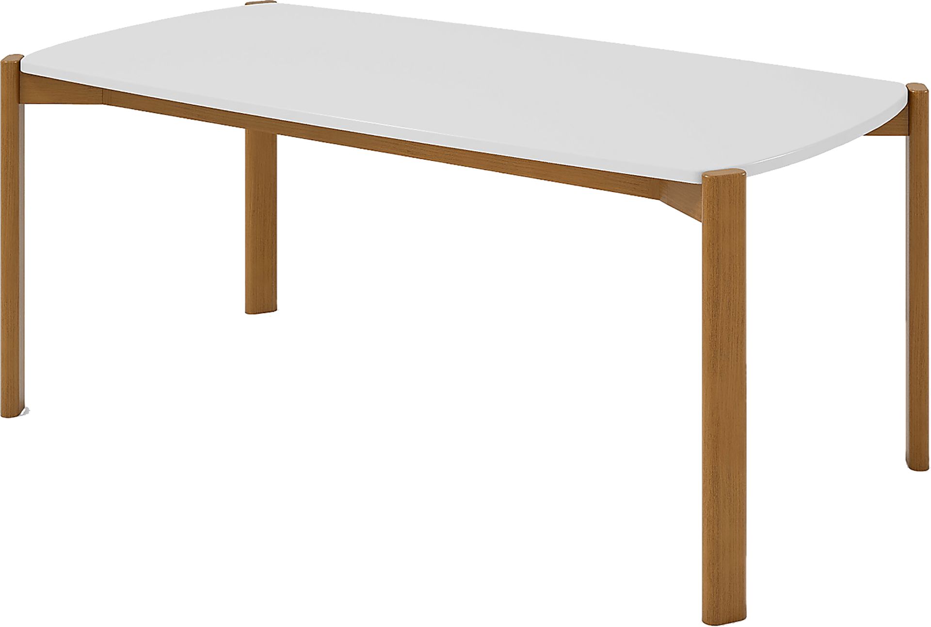 Demerest V White Dining Table - Image 1