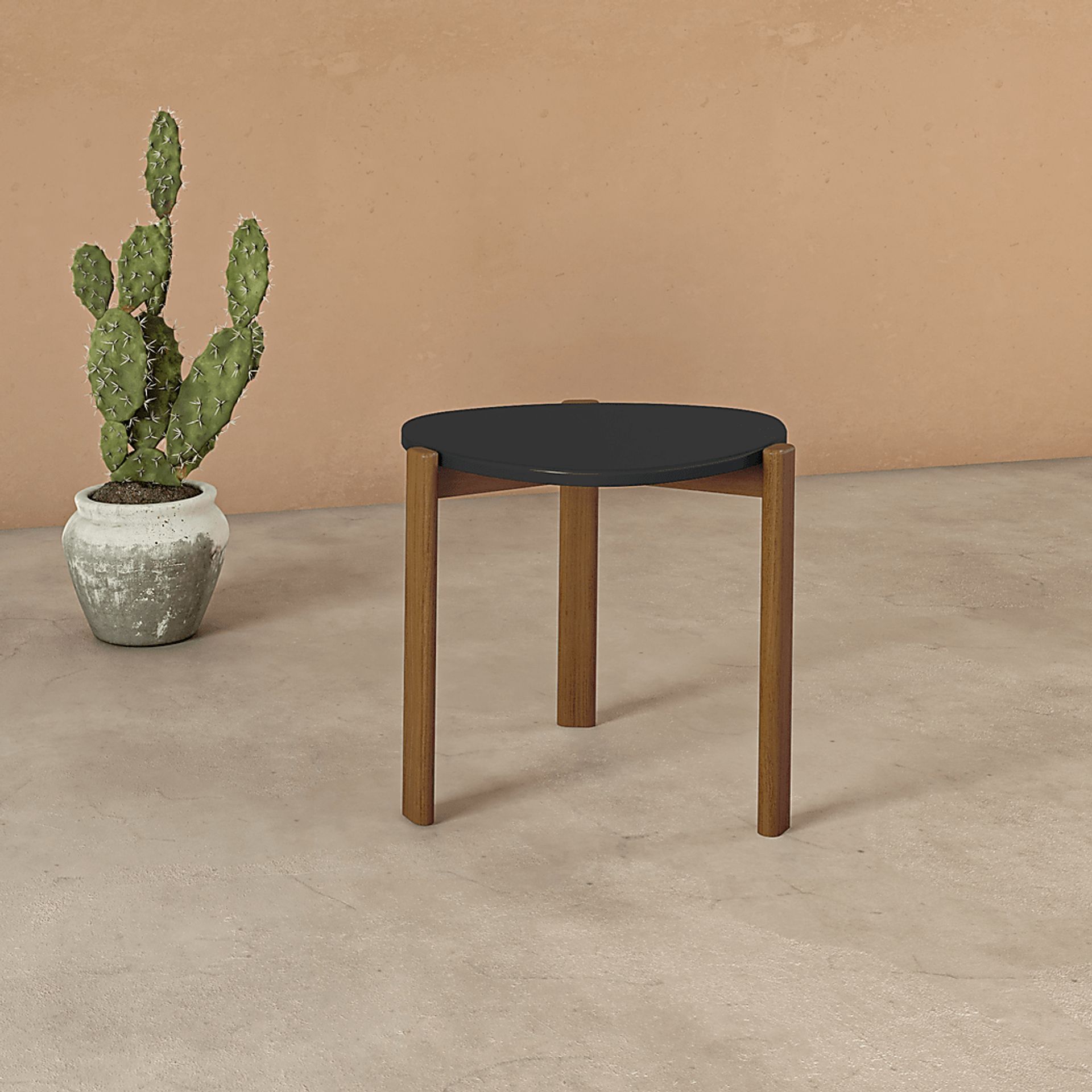 Demerest VII Black End Table - Image 2