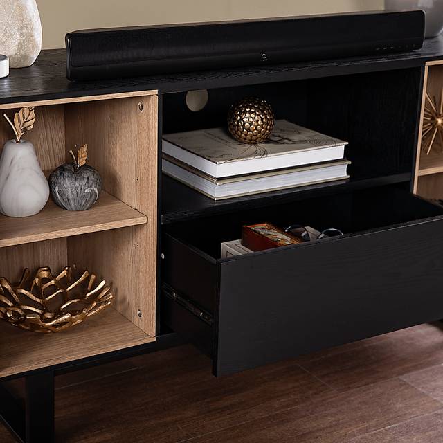 Demery Black 50 in. Console - Thumbnail - Image 5