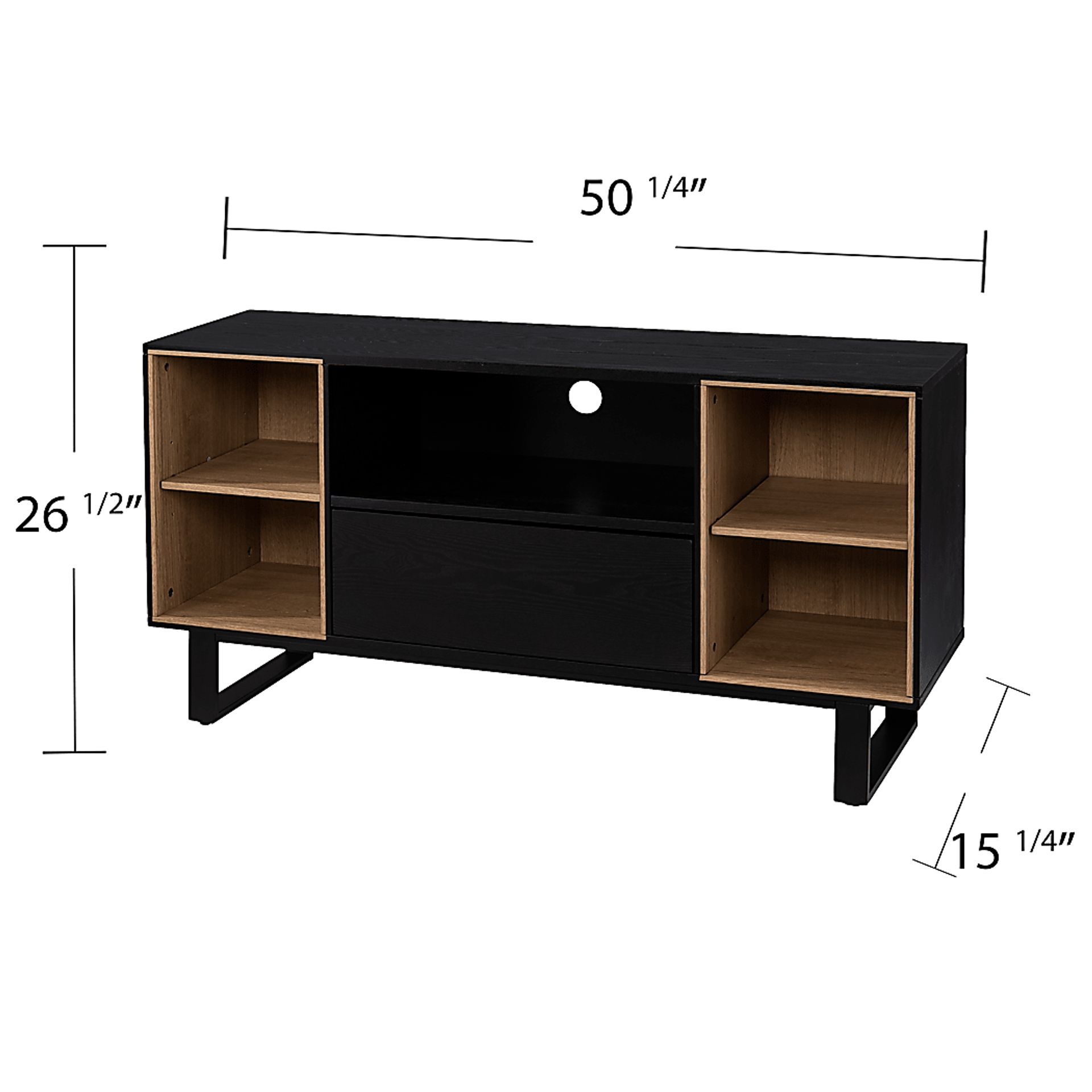 Demery Black 50 in. Console - Image 7