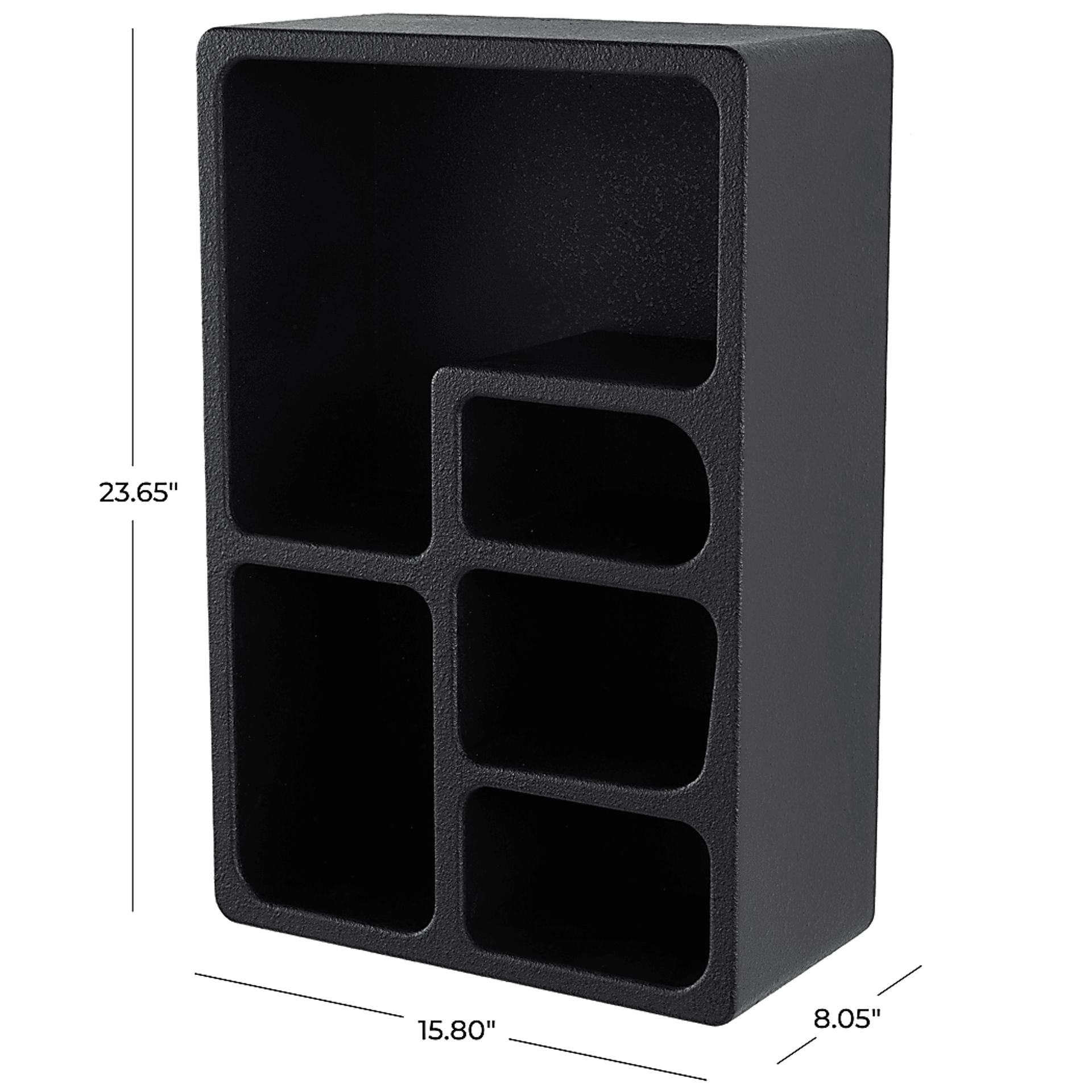 Demeze Black Wall Shelf - Image 8