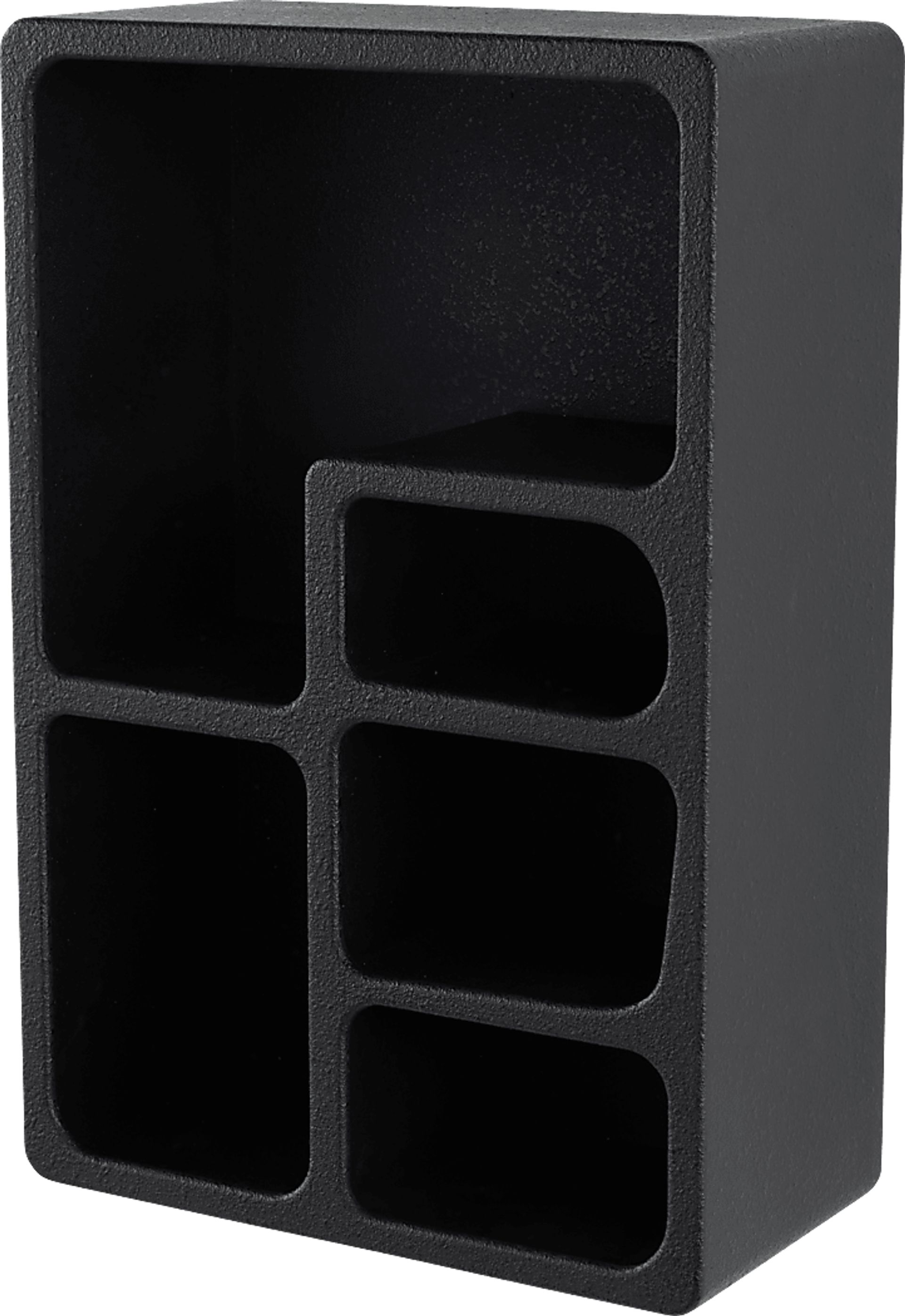 Demeze Black Wall Shelf - Image 1