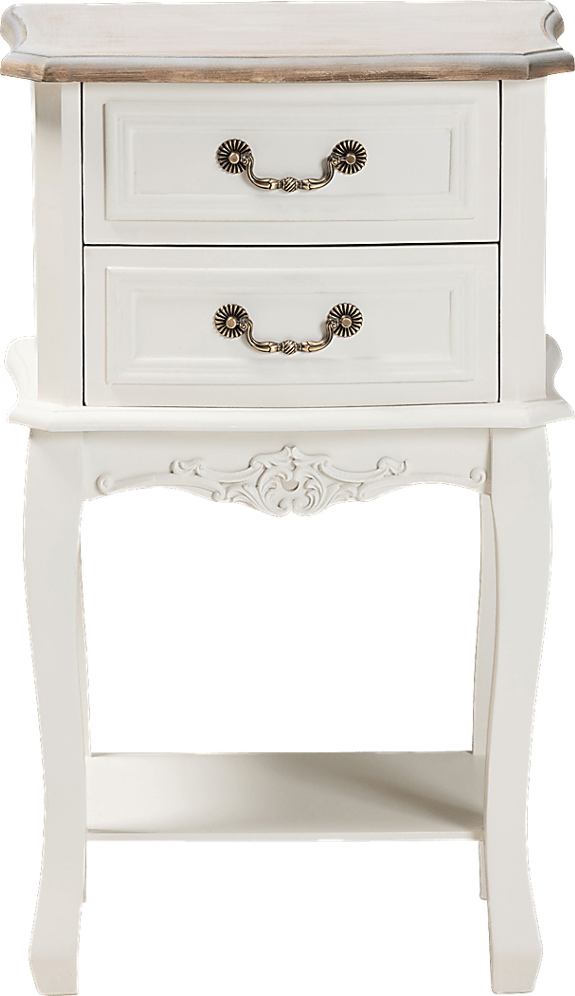 Demille White End Table - Image 3