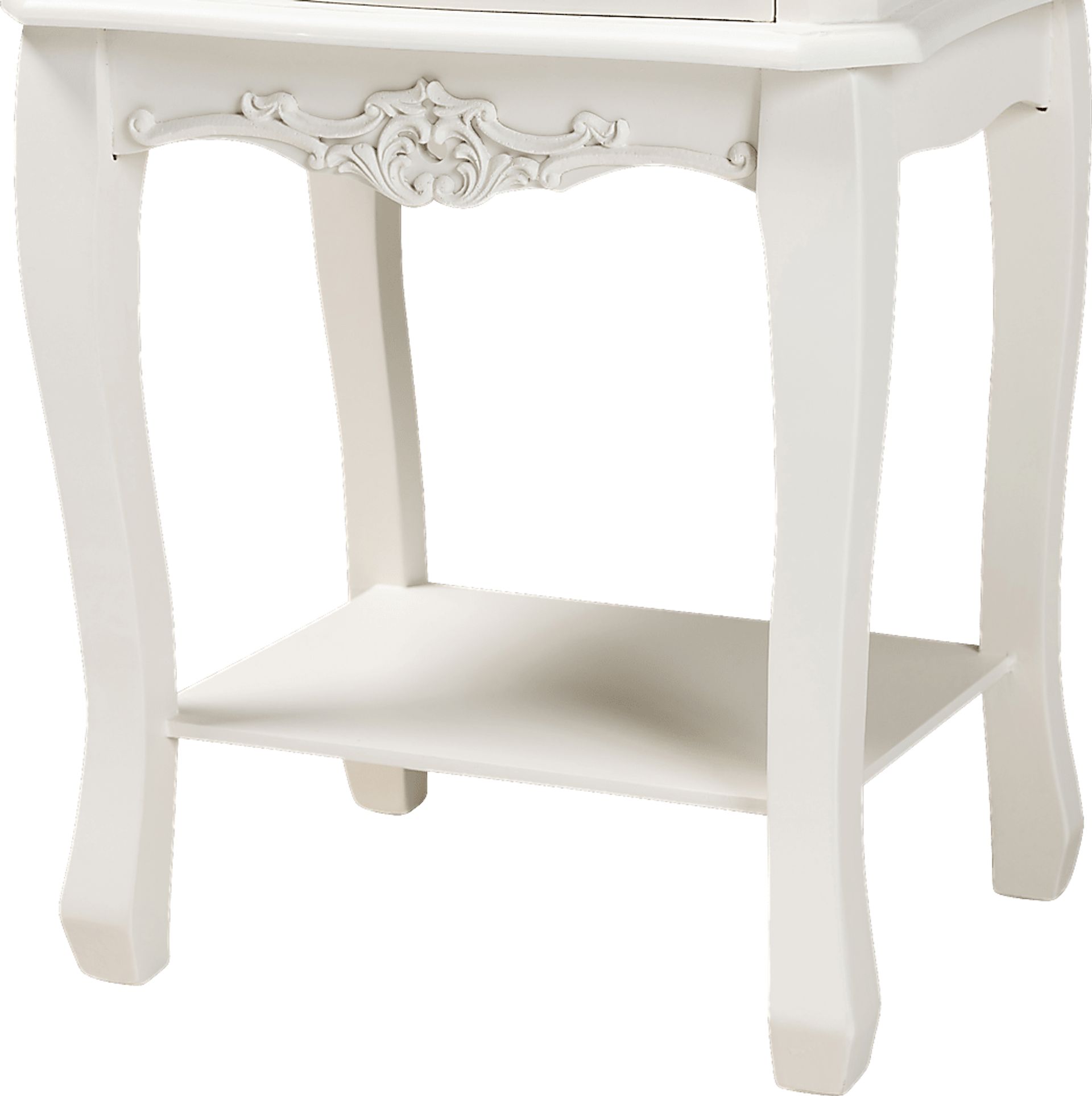 Demille White End Table - Image 7