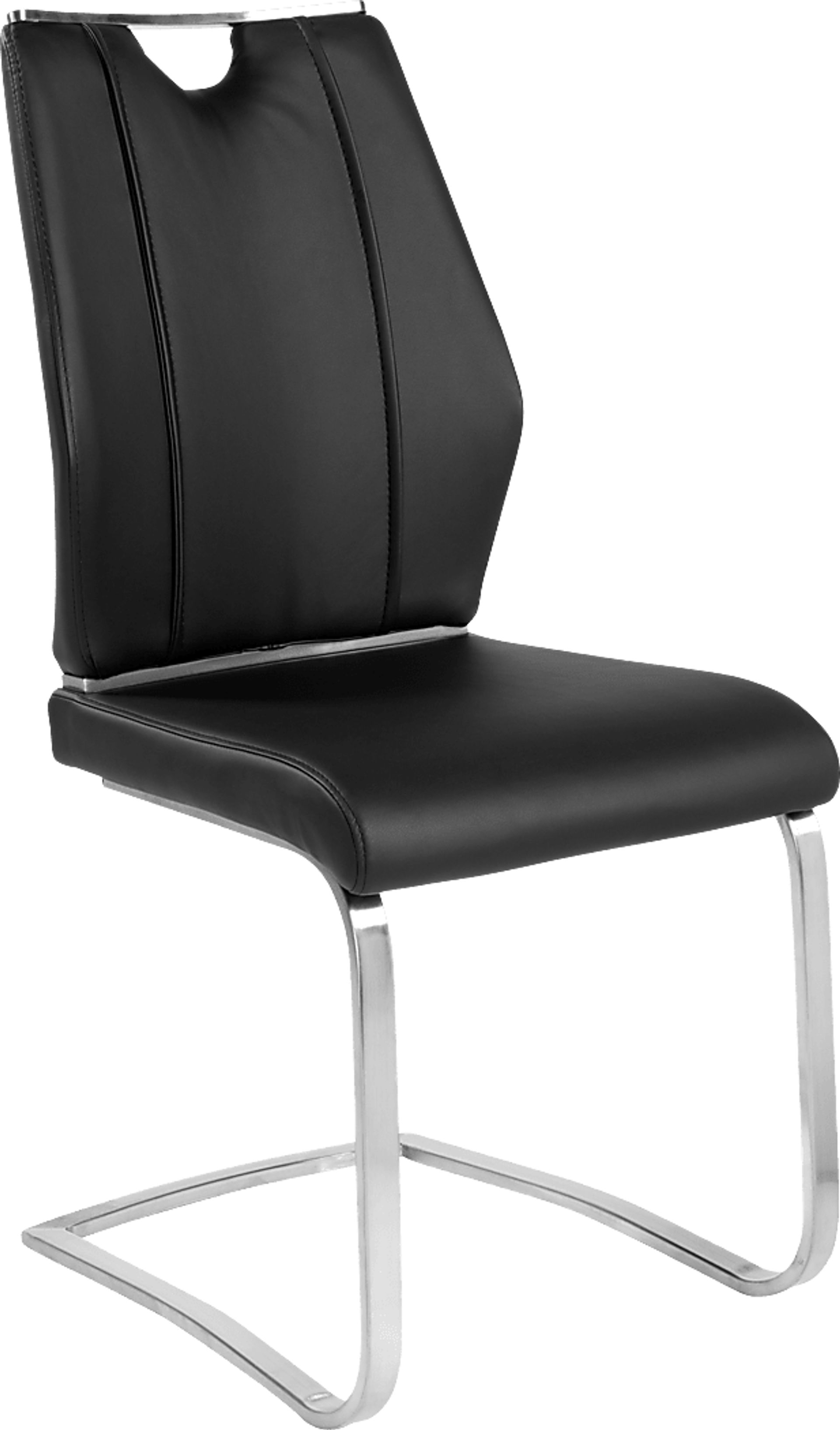 Demilo Black Side Chair, Set of 2 - Image 2