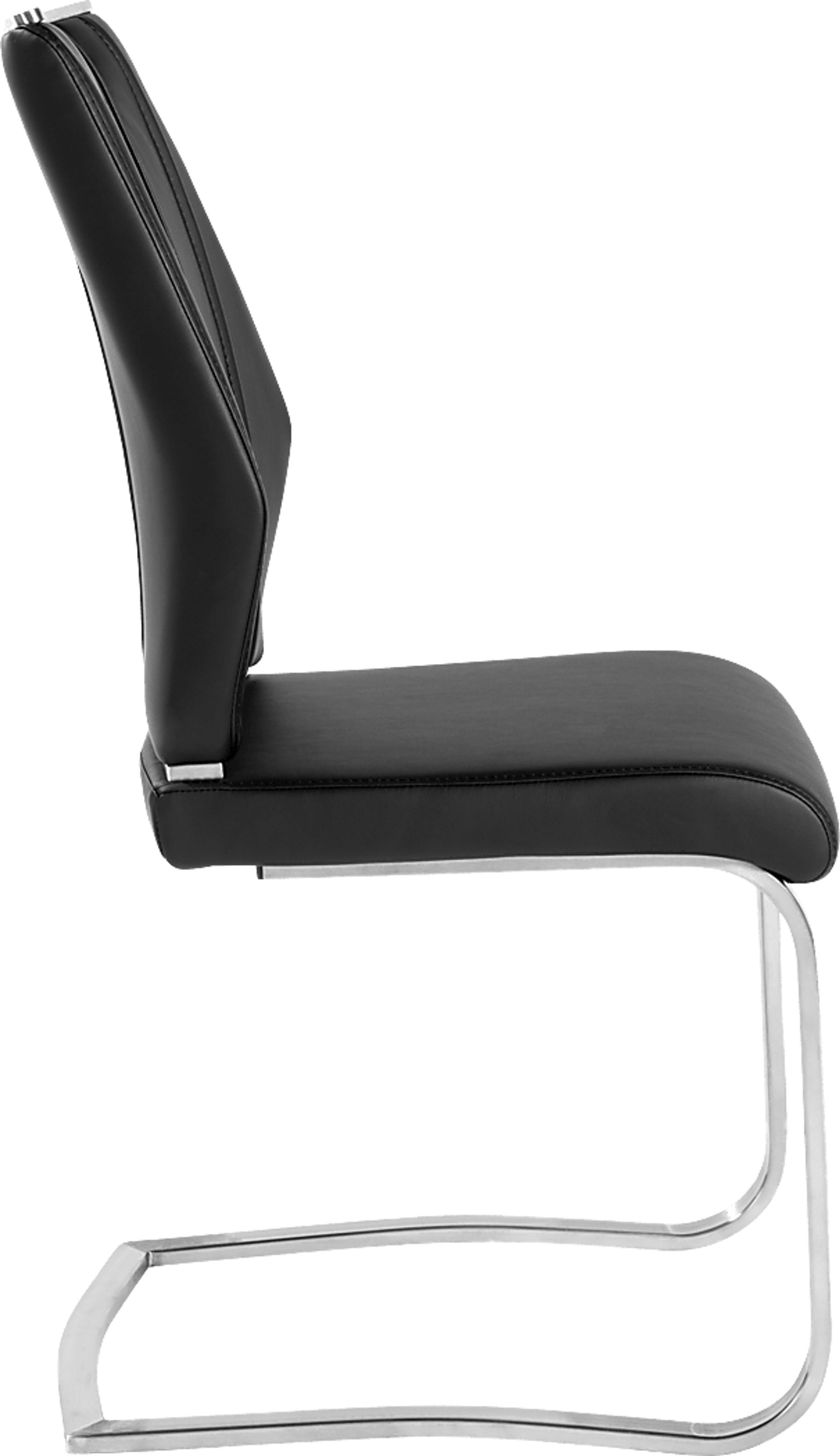 Demilo Black Side Chair, Set of 2 - Image 3