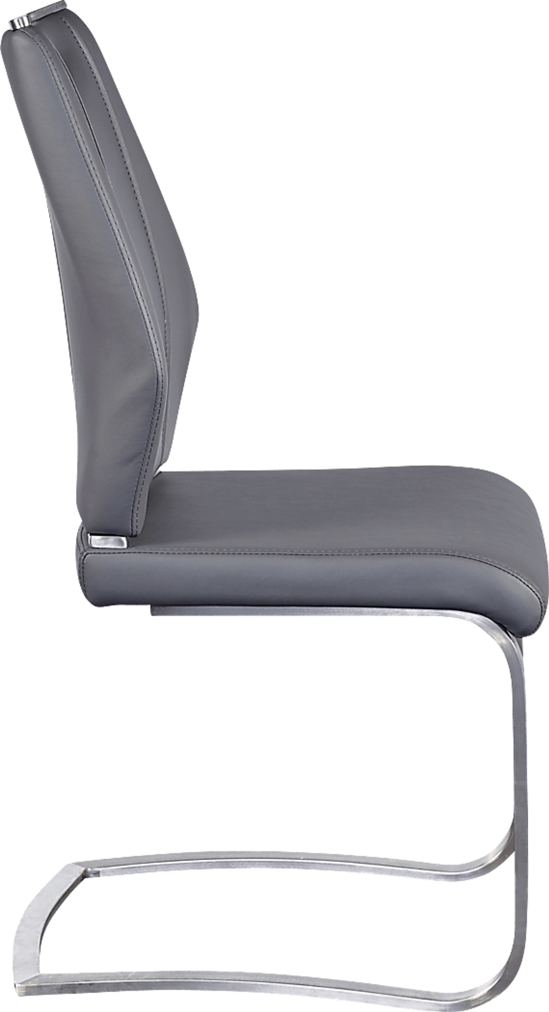 Demilo Gray Side Chair, Set of 2 - Image 4