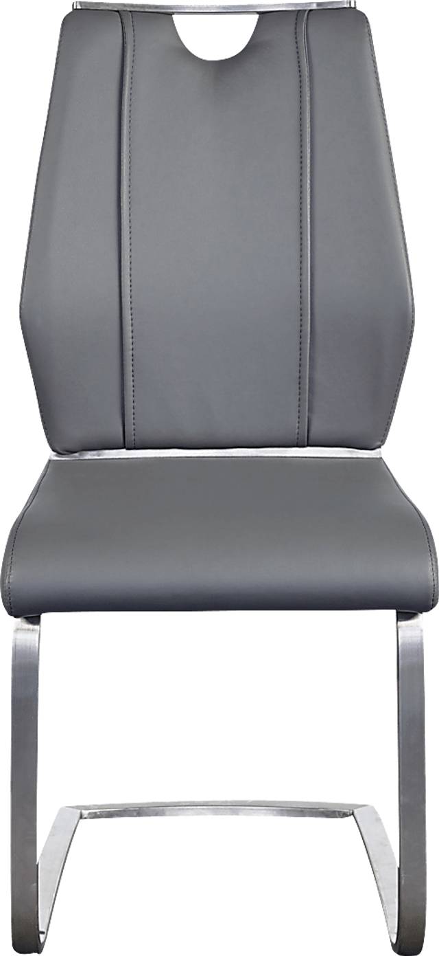 Demilo Gray Side Chair, Set of 2 - Thumbnail - Image 1