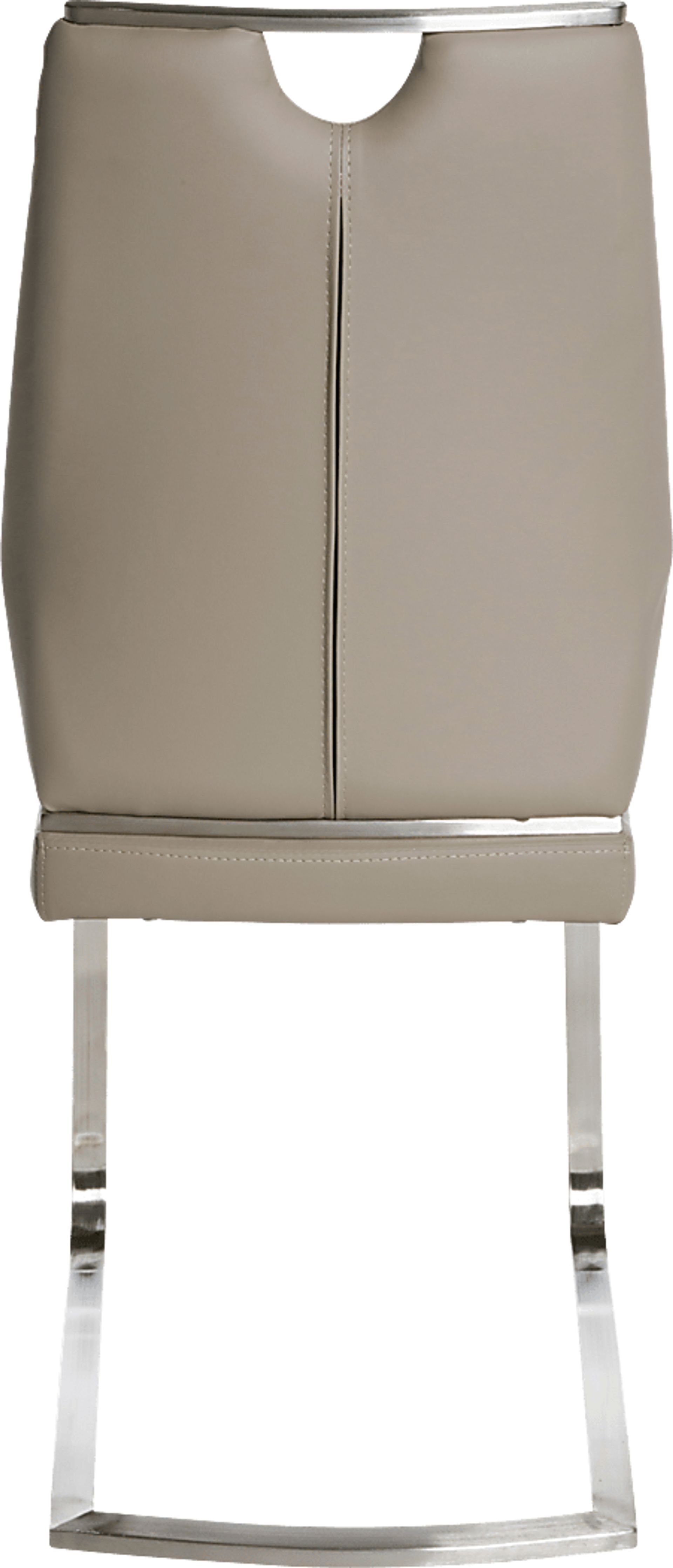Demilo Taupe Side Chair, Set of 2 - Image 5