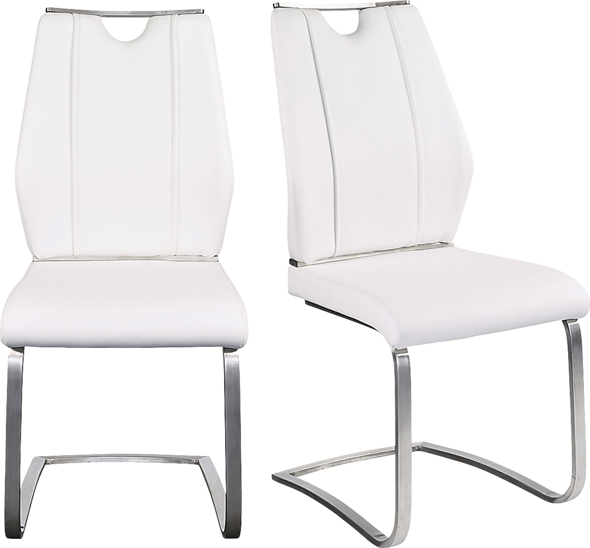 Demilo White Side Chair, Set of 2 - Image 8