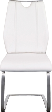 Demilo White Side Chair, Set of 2
