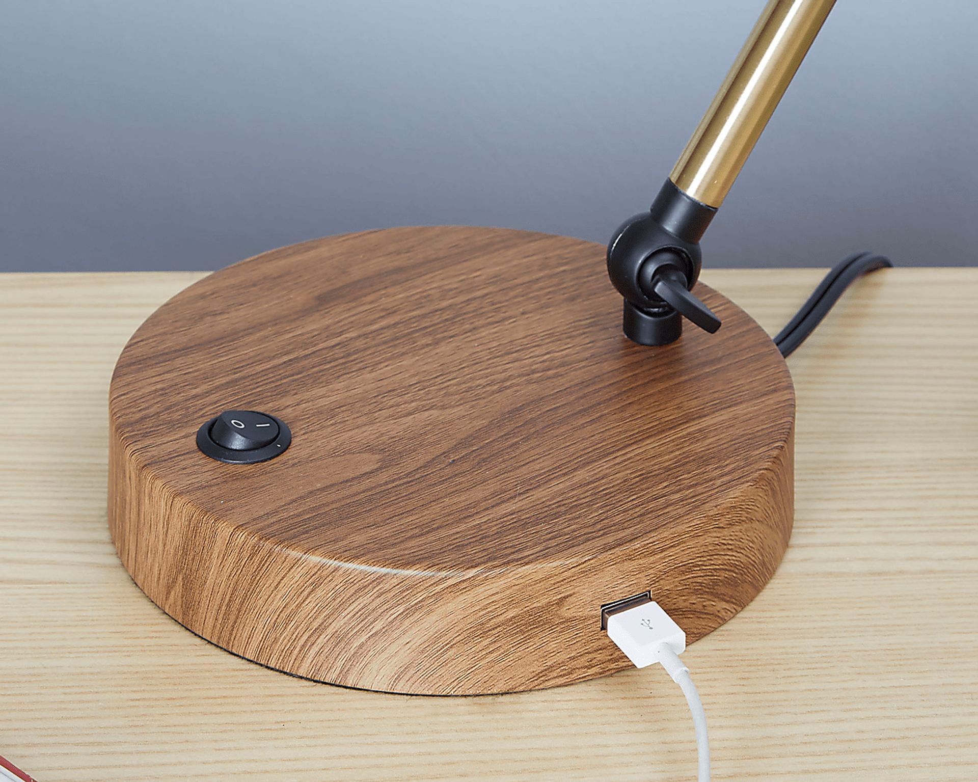 Demington Gold Table Lamp - Image 2