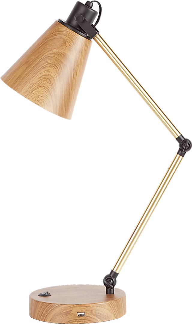 Demington Gold Table Lamp - Thumbnail - Image 1