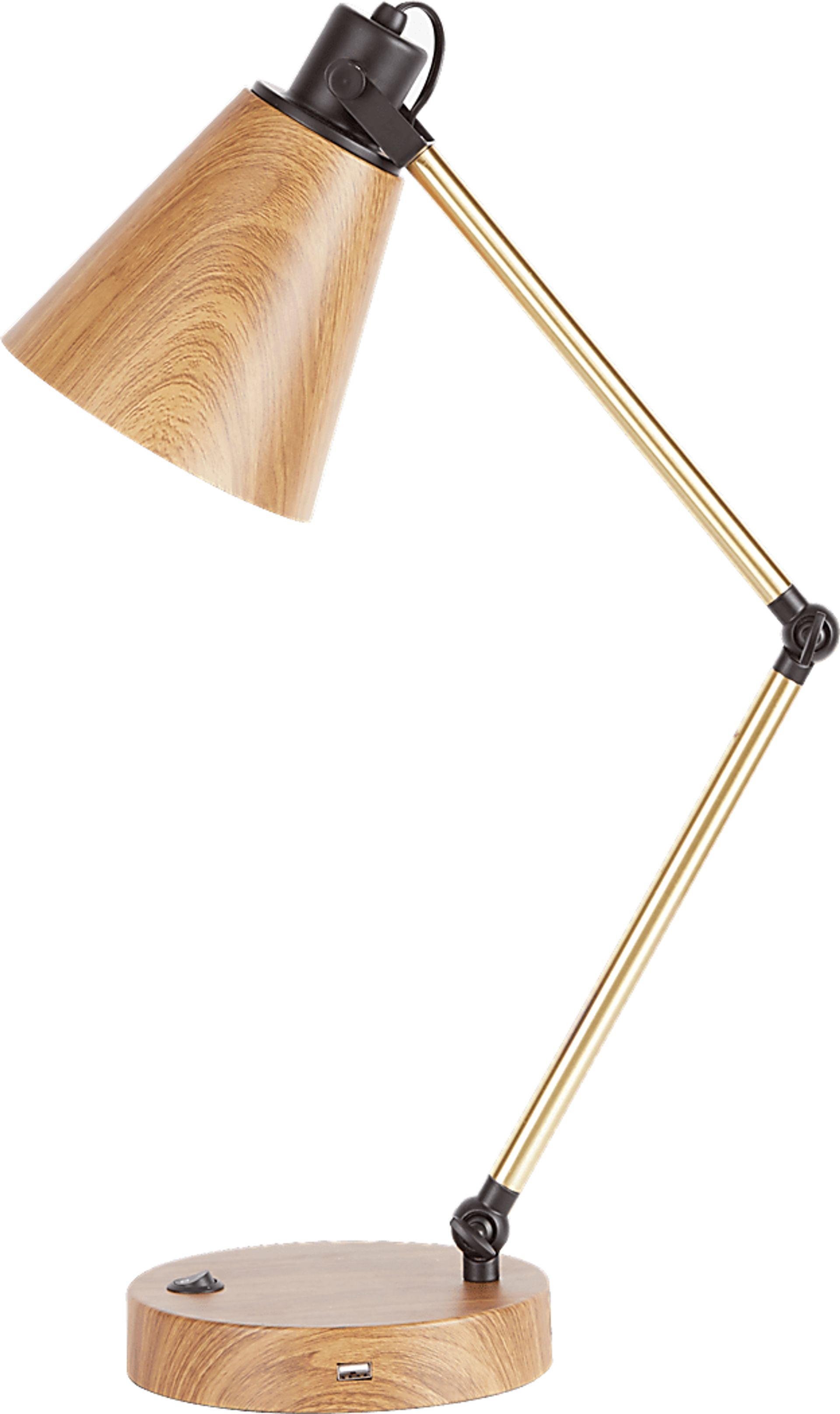 Demington Gold Table Lamp - Image 1