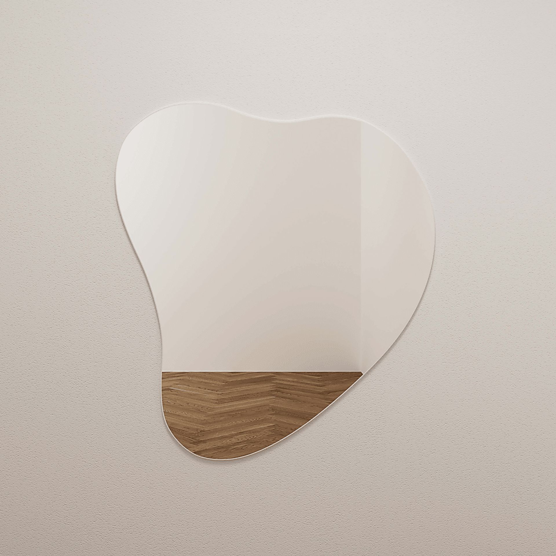 Demoree I Translucent LED Wall Mirror - Image 3