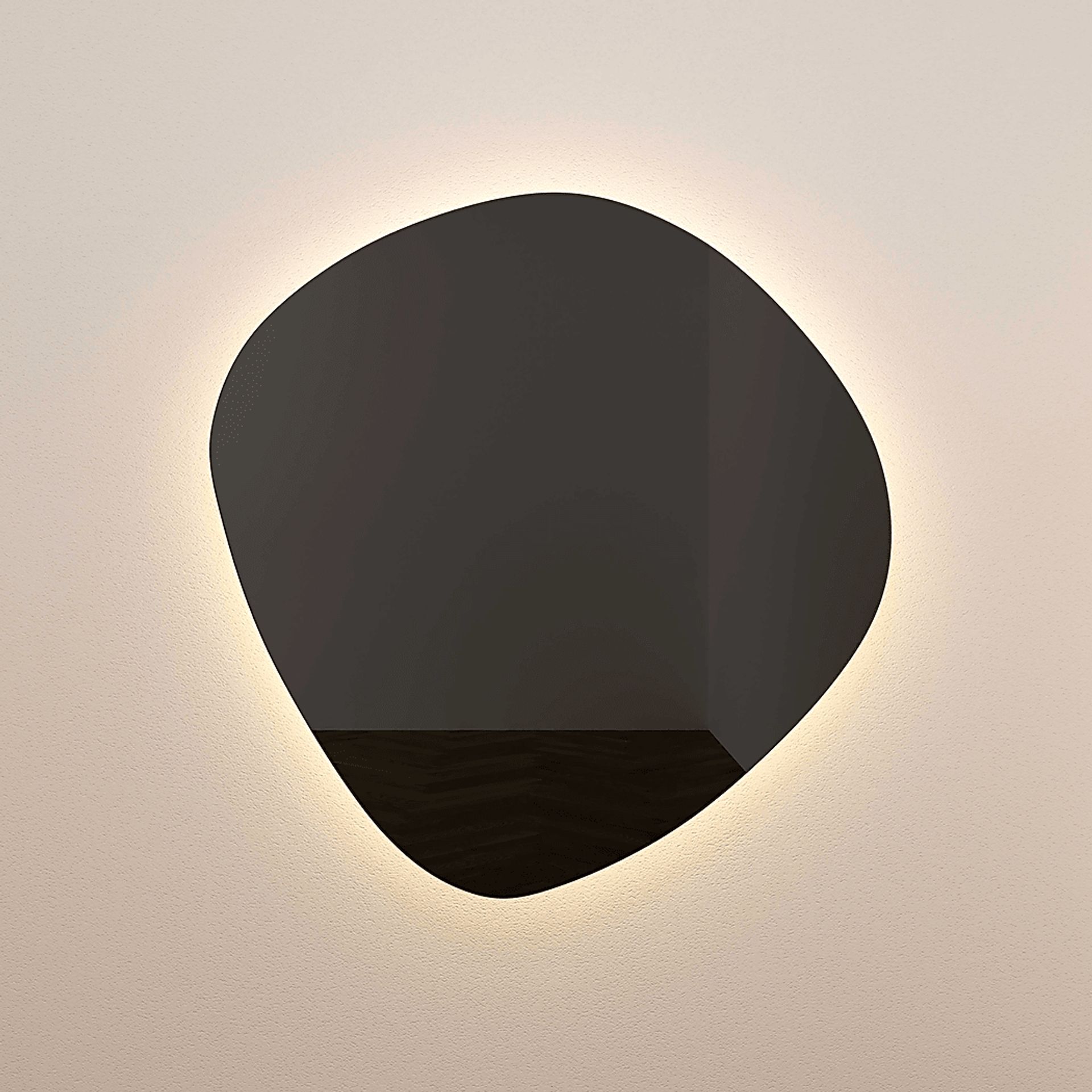Demoree II Black LED Wall Mirror - Image 3