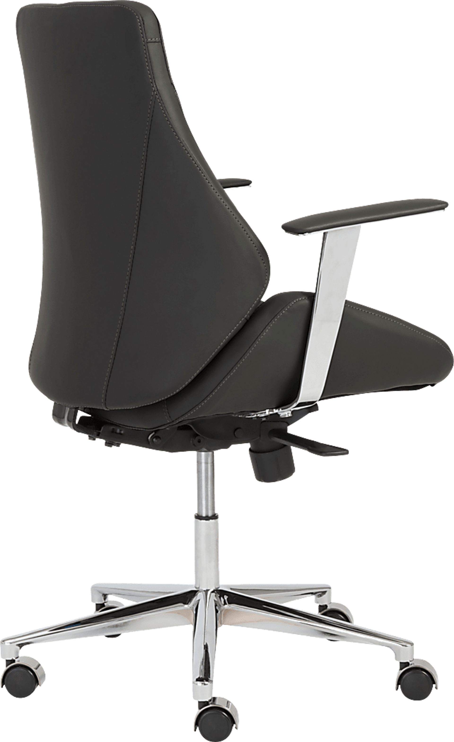 Demores Black Low Office Chair - Image 4