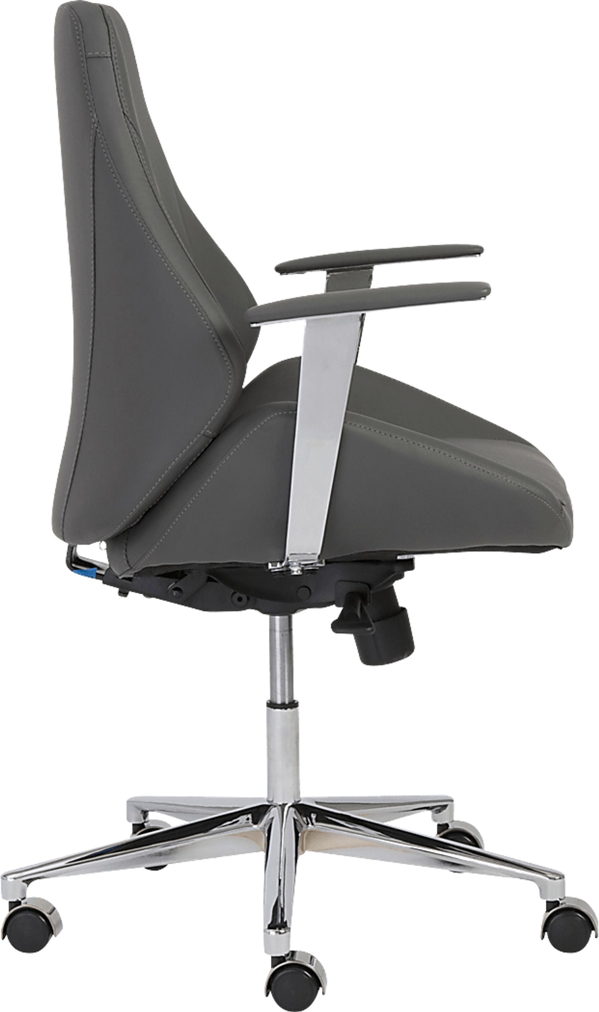 Demores Gray Low Office Chair - Image 3