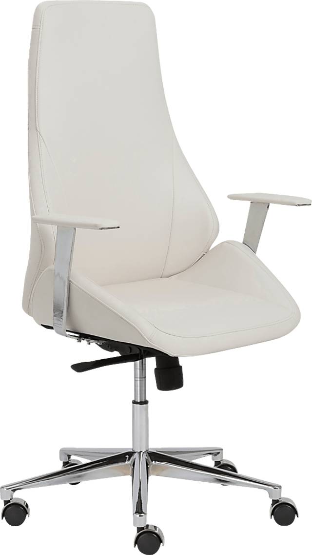 Demores White High Office Chair - Thumbnail - Image 4