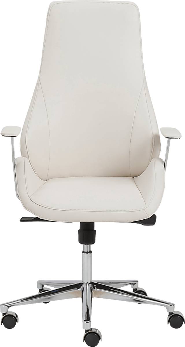 Demores White High Office Chair - Thumbnail - Image 1