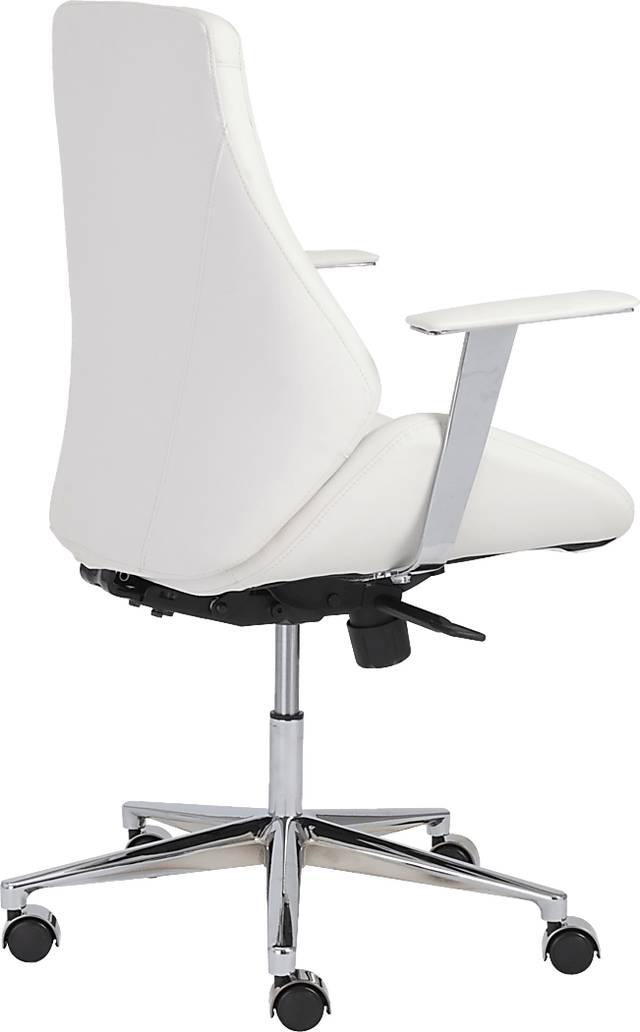Demores White Low Office Chair - Thumbnail - Image 8