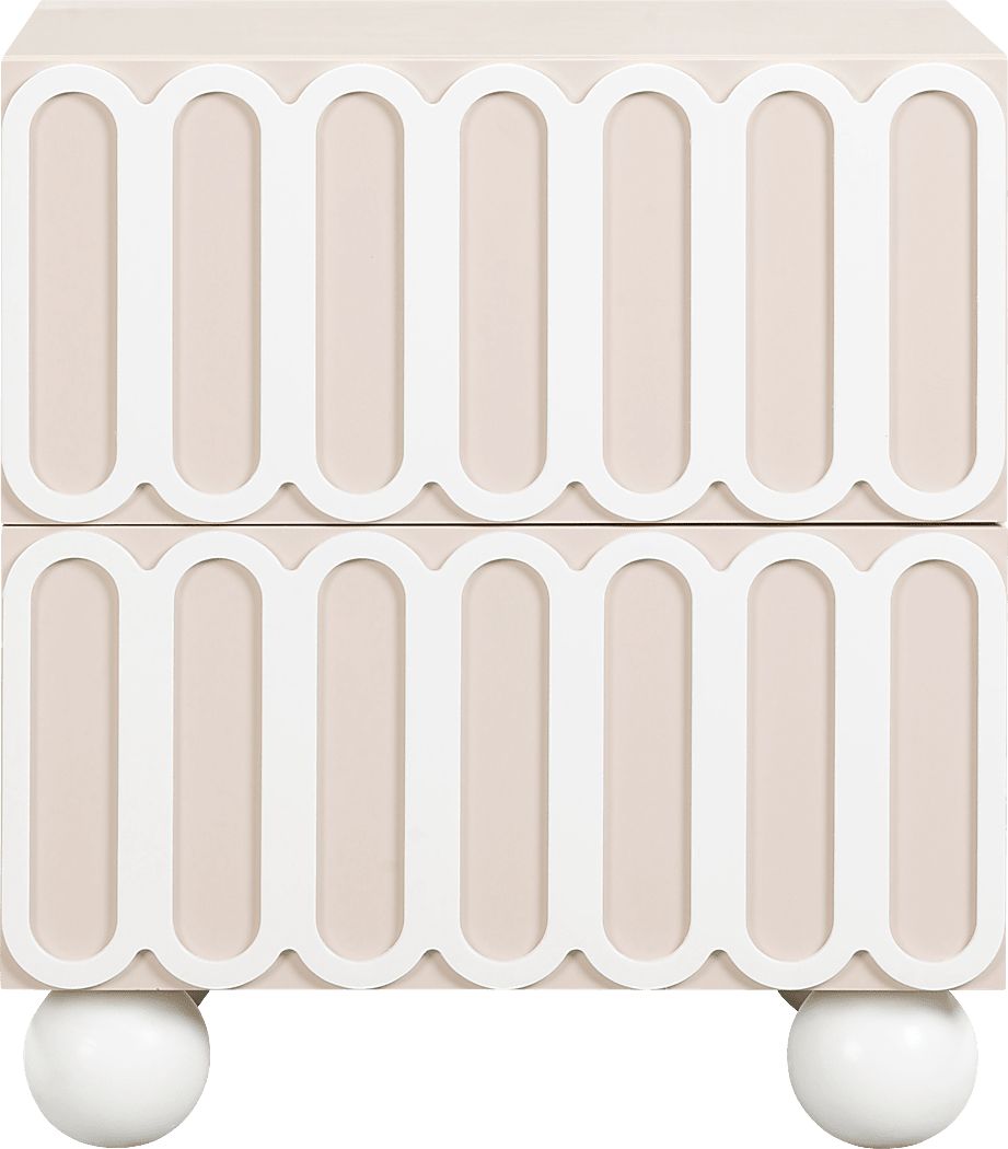 Demorest Taupe Nightstand