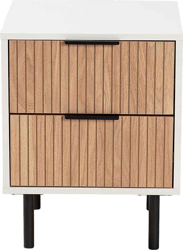 Demott White End Table - Thumbnail - Image 3