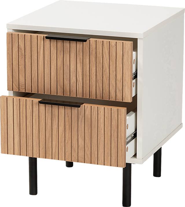 Demott White End Table - Thumbnail - Image 4